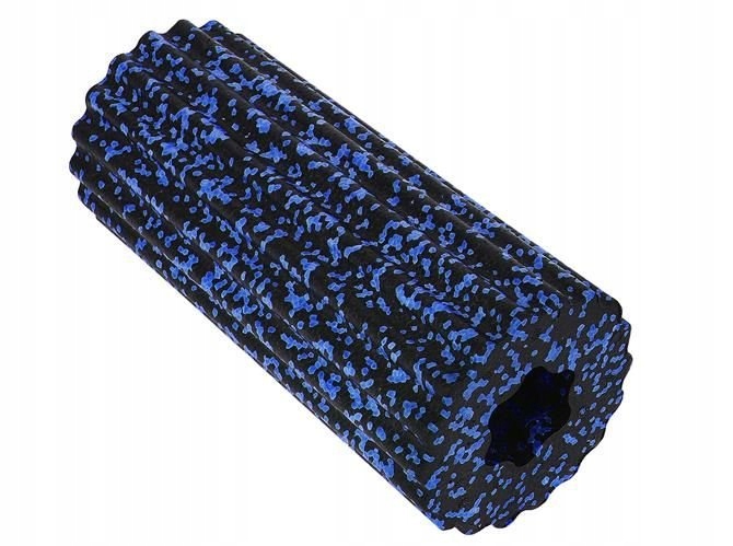 Wałek z wypustkami  32 cm x 14 cm czarny, niebieski