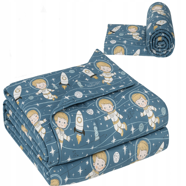 Kołdra Obciążeniowa Dziecięca Koc Sensoryczny 100x150cm 1-6 kg - obrazek 3